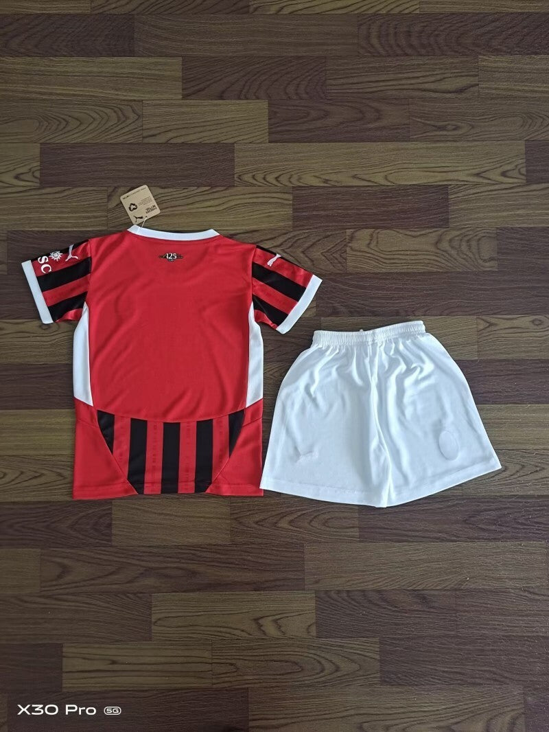 Youth AC Milan 24-25ac Youth Style 1 Soccer Jersey sports jersey product view 1