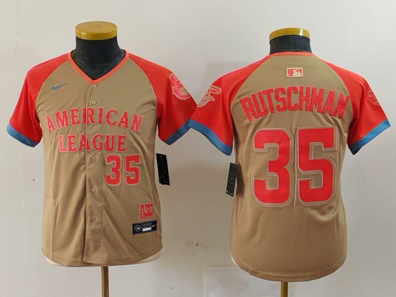 Youth Baltimore Orioles #35 Adley Rutschman Orioles 24 All-Star Youth Style 2 Baseball Jersey baseball jersey product view 1