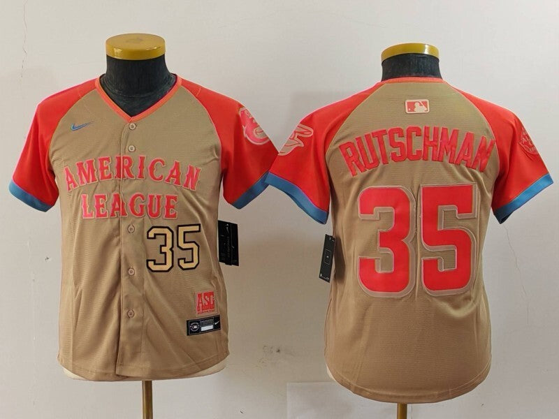 Youth Baltimore Orioles #35 Adley Rutschman Orioles 24 All-Star Youth Style 3 Baseball Jersey baseball jersey product view 1