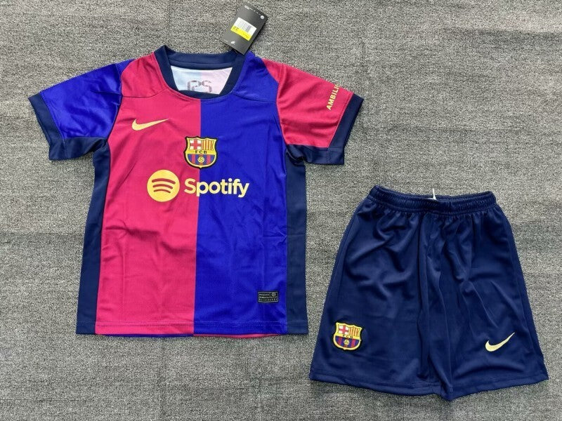 Youth Barcelona 24-25 Youth Style 2 Soccer Jersey sports jersey product view 1