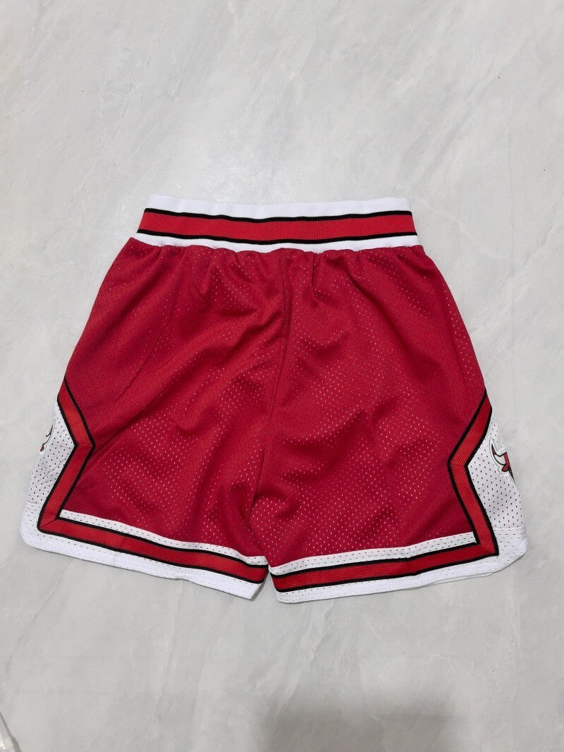 Youth Chicago Bulls Youth Bulls Red Shorts Style 1 Basketball Jersey basketball jersey product view 1