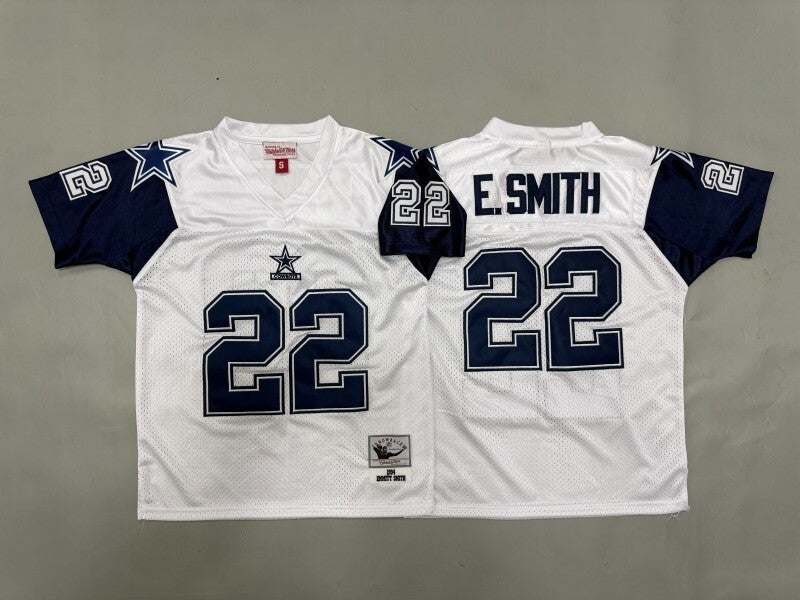 Youth Dallas Cowboys #22 Emmitt Smith Cowboys Team Youth Style 2 Football Jersey football jersey product view 1