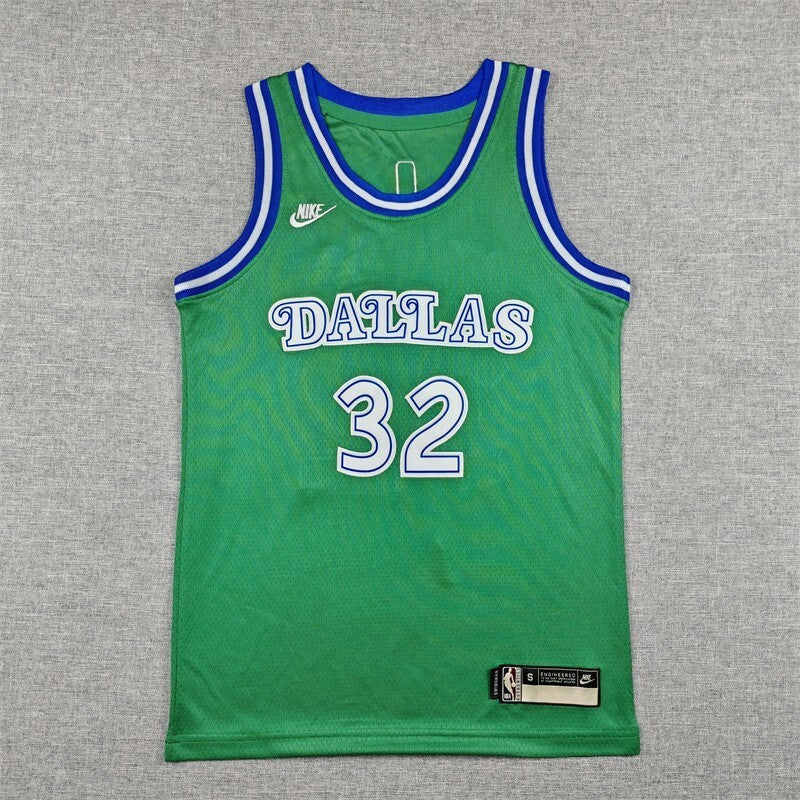 Youth Dallas Mavericks #32 Cooper Flagg Youth Mavericks 32 Classic Green Style 1 Basketball Jersey basketball jersey product view 1