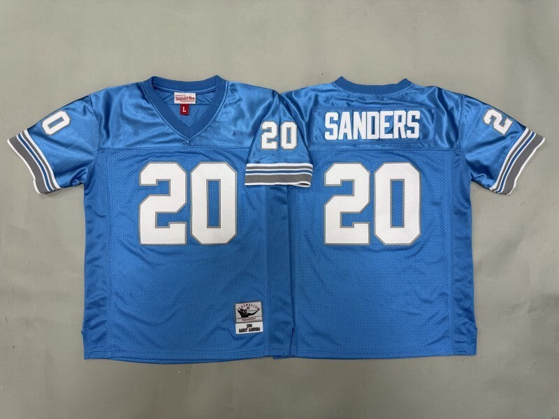 Youth Detroit Lions #20 Barry Sanders Lions Team Youth (2)_[1] Football Jersey football jersey product view 1