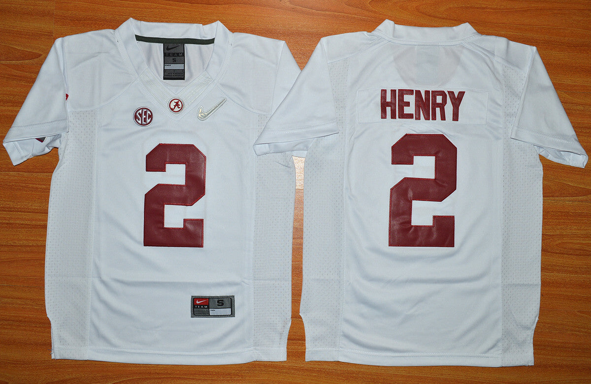 Youth Diamond Edition Derrick Henry 2 white College Football Jersey football jersey product view 1