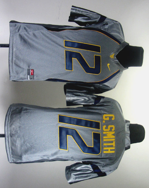 Youth Geno Smith 12 Grey Youth College Football Jersey football jersey product view 1