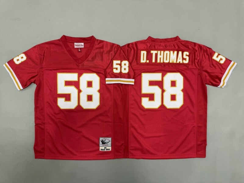 Youth Kansas City Chiefs #58 Derrick Thomas Chiefs Team Youth Football Jersey football jersey product view 1