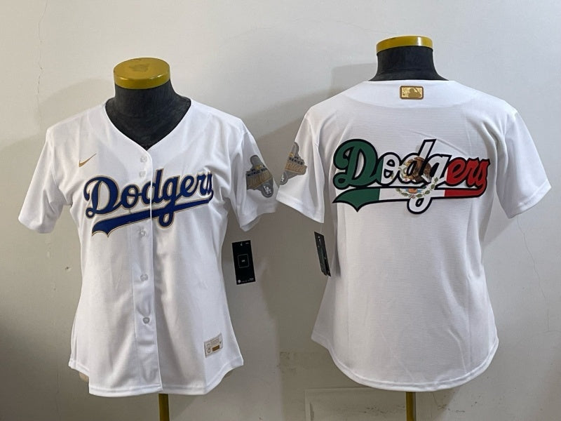 Youth Los Angeles Dodgers Dodgers Edition Women Youth Style 9 Baseball Jersey baseball jersey product view 1