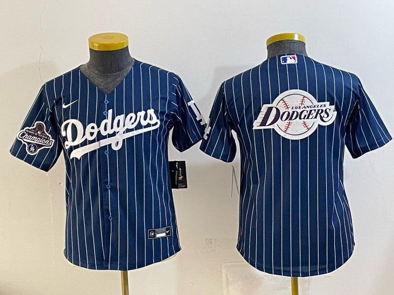 Youth Los Angeles Dodgers Dodgers Fashion Youth Style 2 Baseball Jersey baseball jersey product view 1