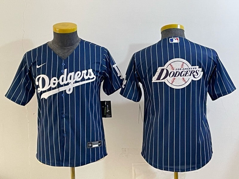 Youth Los Angeles Dodgers Dodgers Fashion Youth Style 3 Baseball Jersey baseball jersey product view 1