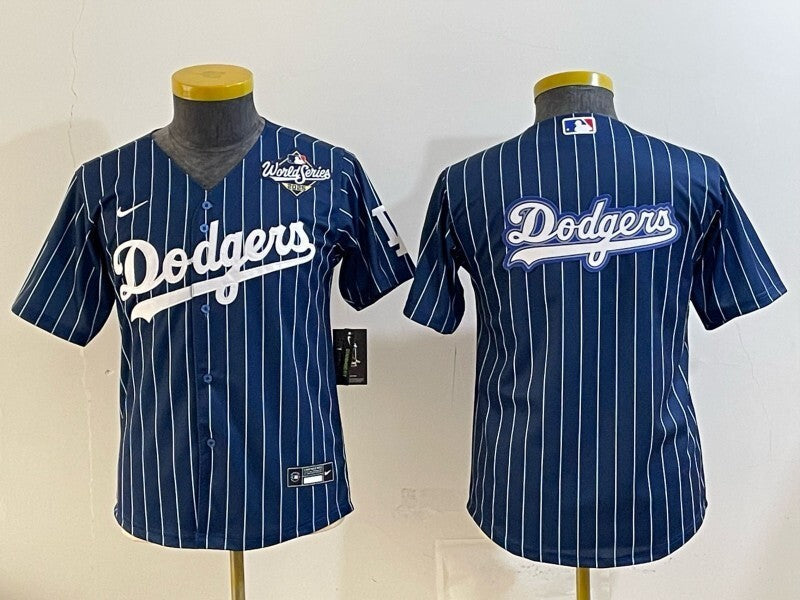 Youth Los Angeles Dodgers Dodgers Fashion Youth Style 7 Baseball Jersey baseball jersey product view 1