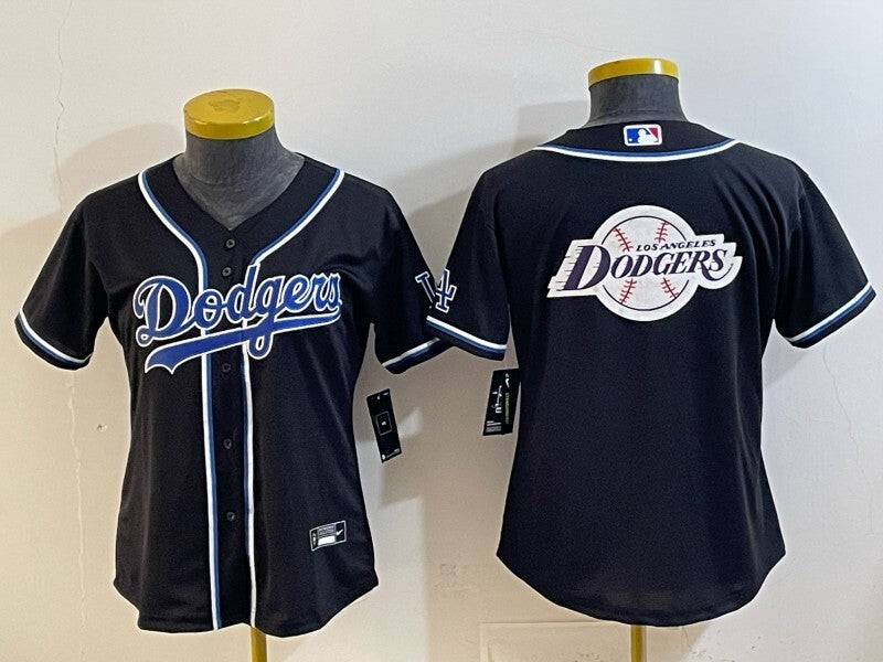 Youth Los Angeles Dodgers Dodgers Women Youth Style 2 Baseball Jersey baseball jersey product view 1
