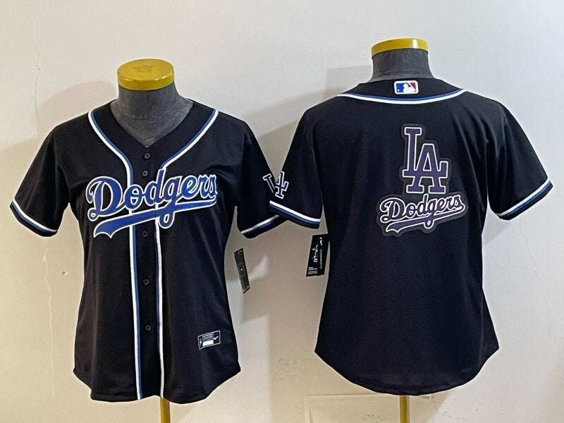 Youth Los Angeles Dodgers Dodgers Women Youth Style 5 Baseball Jersey baseball jersey product view 1