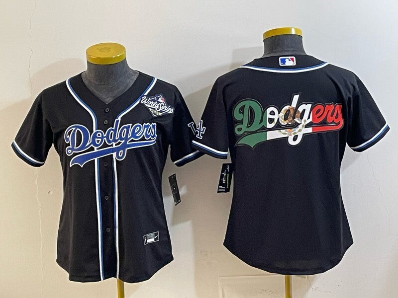 Youth Los Angeles Dodgers Dodgers Women Youth Style 9 Baseball Jersey baseball jersey product view 1