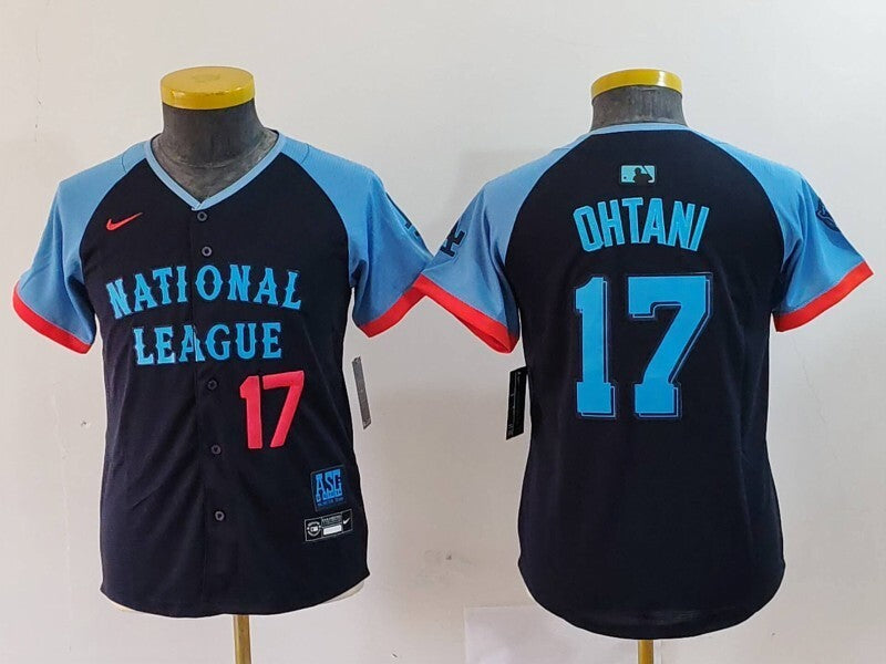 Youth Los Angeles Dodgers #17 Shohei Ohtani Style 4 Baseball Jersey baseball jersey product view 1