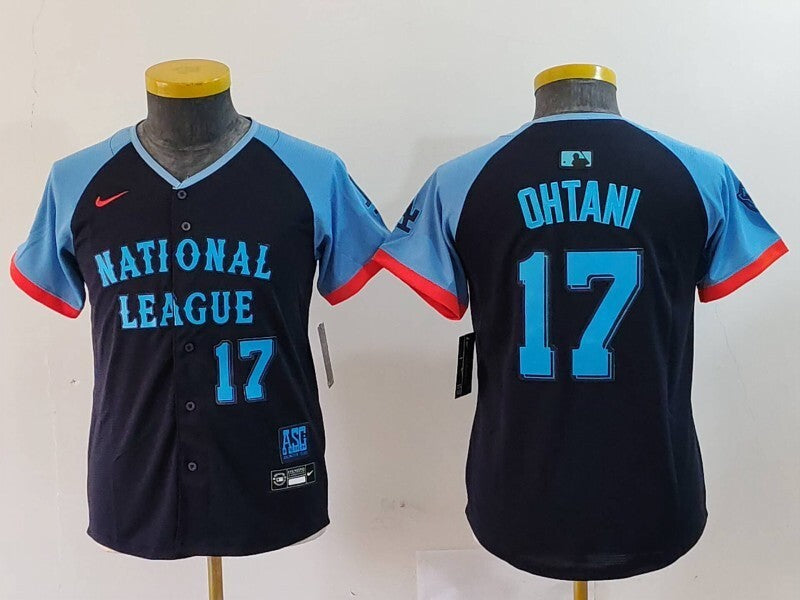 Youth Los Angeles Dodgers #17 Shohei Ohtani Style 5 Baseball Jersey baseball jersey product view 1