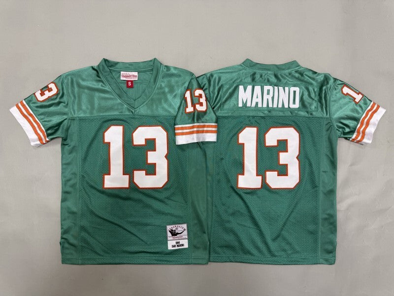 Youth Miami Dolphins #13 Dan Marino Dolphins Youth Style 3 Football Jersey football jersey product view 1