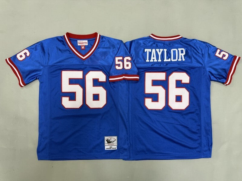 Youth New York Giants #56 Lawrence Taylor Giants Youth (2)_[1] Football Jersey football jersey product view 1