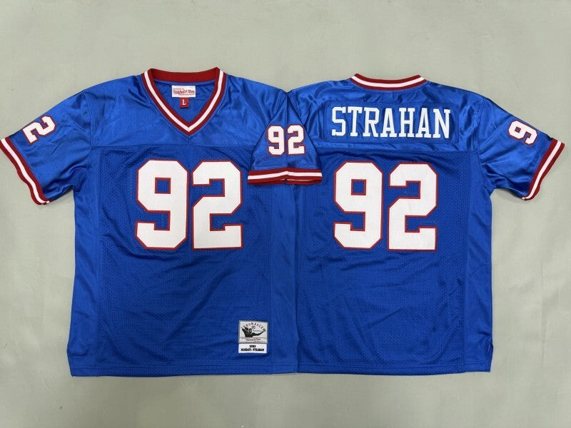 Youth New York Giants #92 Michael Strahan Giants Youth Style 2 Football Jersey football jersey product view 1