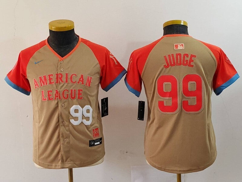 Youth New York Yankees #99 Aaron Judge Style 4 Baseball Jersey baseball jersey product view 1