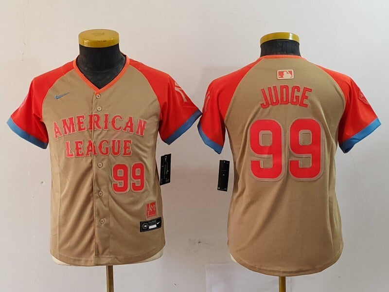 Youth New York Yankees #99 Aaron Judge Style 6 Baseball Jersey baseball jersey product view 1
