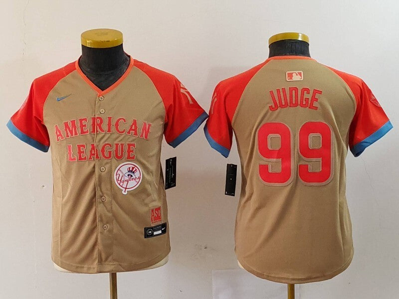 Youth New York Yankees #99 Aaron Judge Style 7 Baseball Jersey baseball jersey product view 1