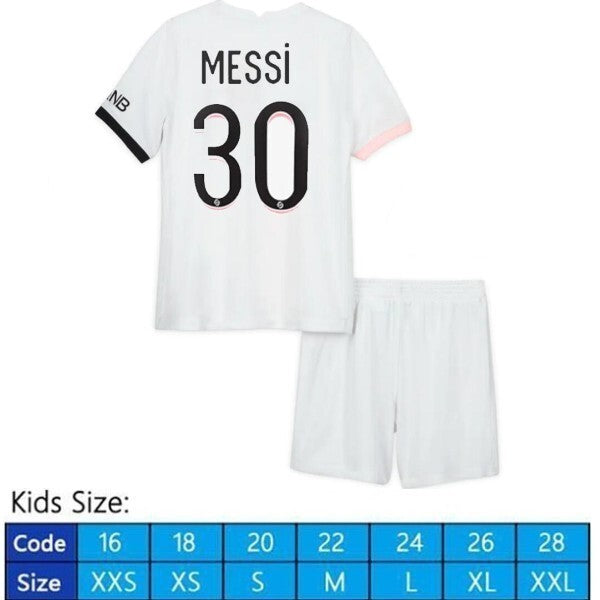 Youth Psg Paris #30 Messi Away Soccer Jersey sports jersey product view 1