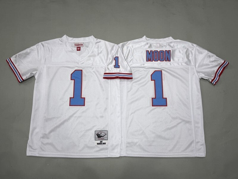 Youth Tennessee Oilers #1 Warren Moon Oilers Youth Style 1 Hockey Jersey hockey jersey product view 1
