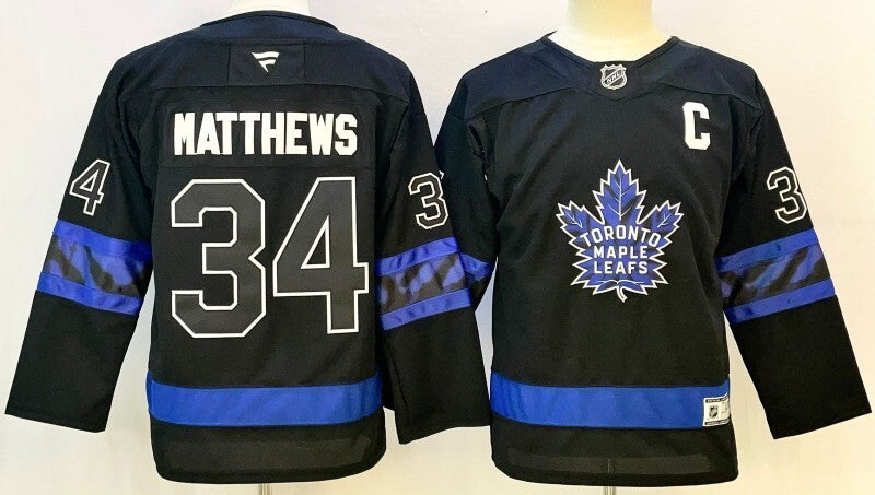 Youth Toronto Maple Leafs #34 Auston Matthews Maple Leafs (6)_[1] Hockey Jersey hockey jersey product view 1