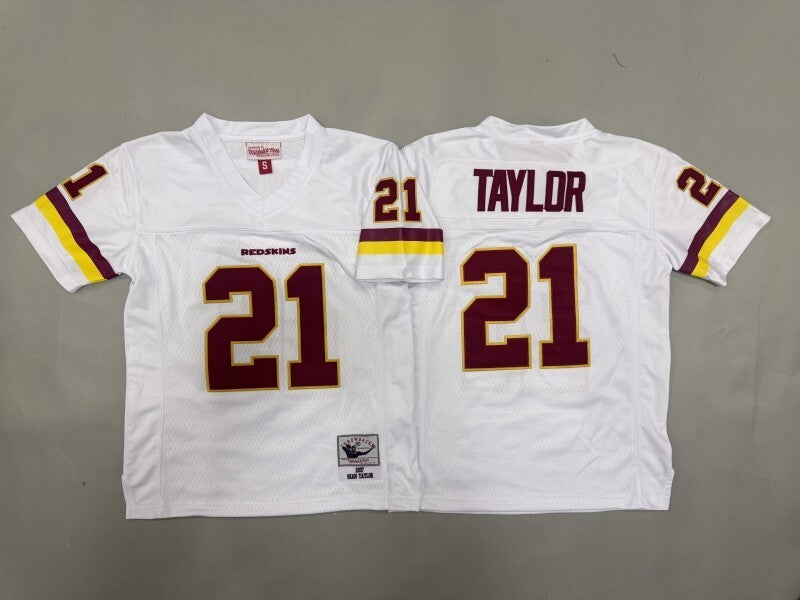 Youth Washington Commanders #21 Sean Taylor Redskins Youth Style 3 Football Jersey football jersey product view 1