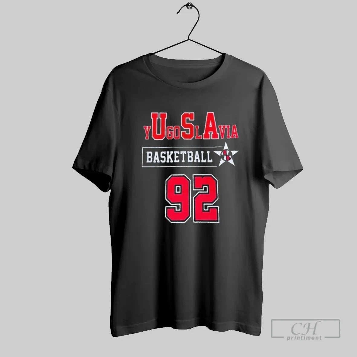 Yugoslavia Basketball Jersey basketball jersey product view 1