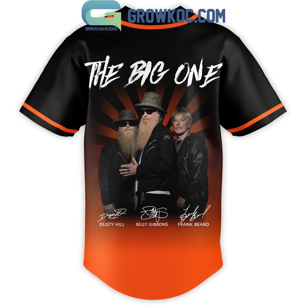 ZZ Top The Big One Baseball Jersey baseball jersey product view 3