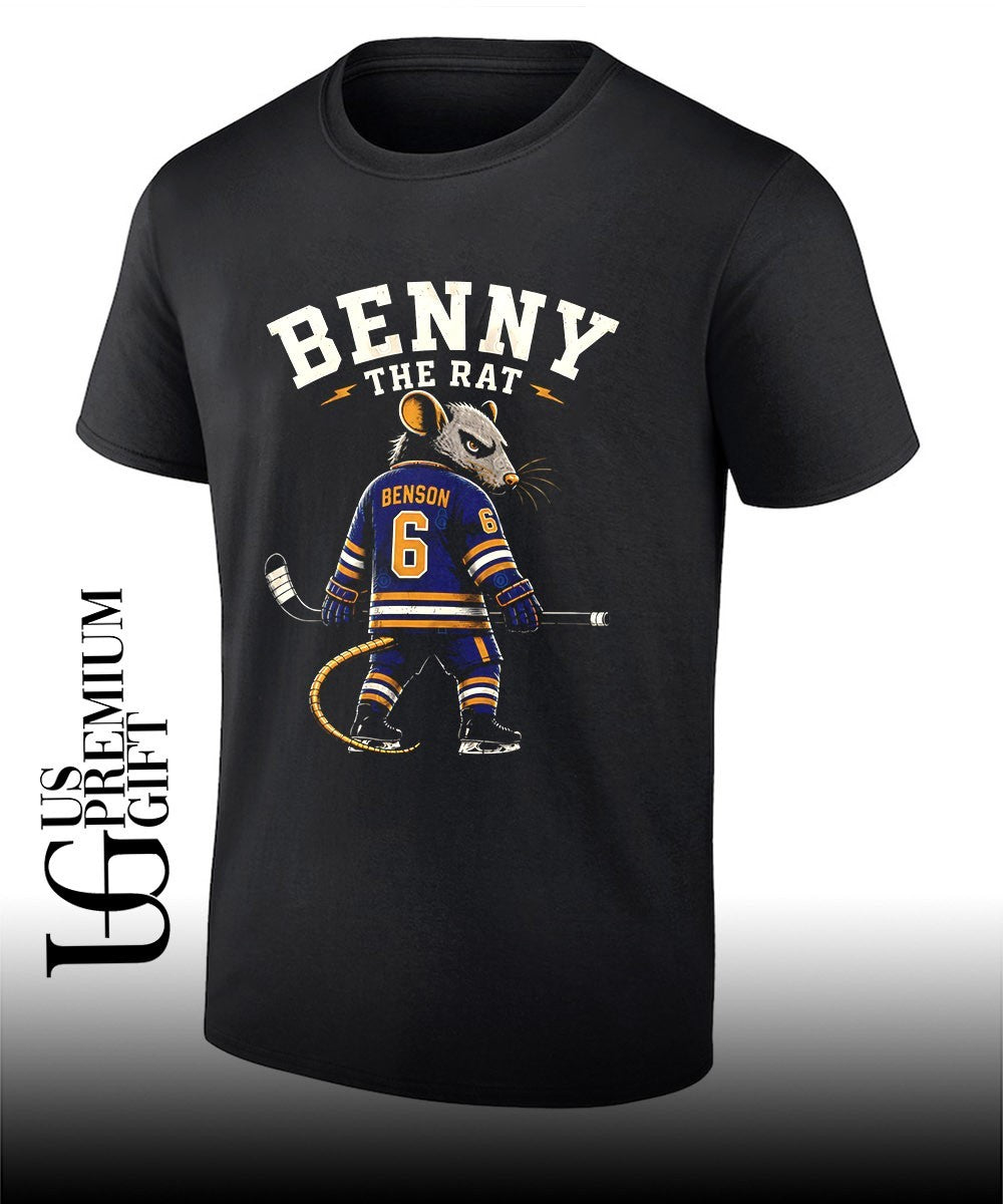 Zach Benson Benny The Rat Buffalo Sabres hockey shirt Unisex T-shirt, Sweatshirt, Hoodie, Long Sleeve Tee - T-Shirt, Sweatshirt, Hoodie