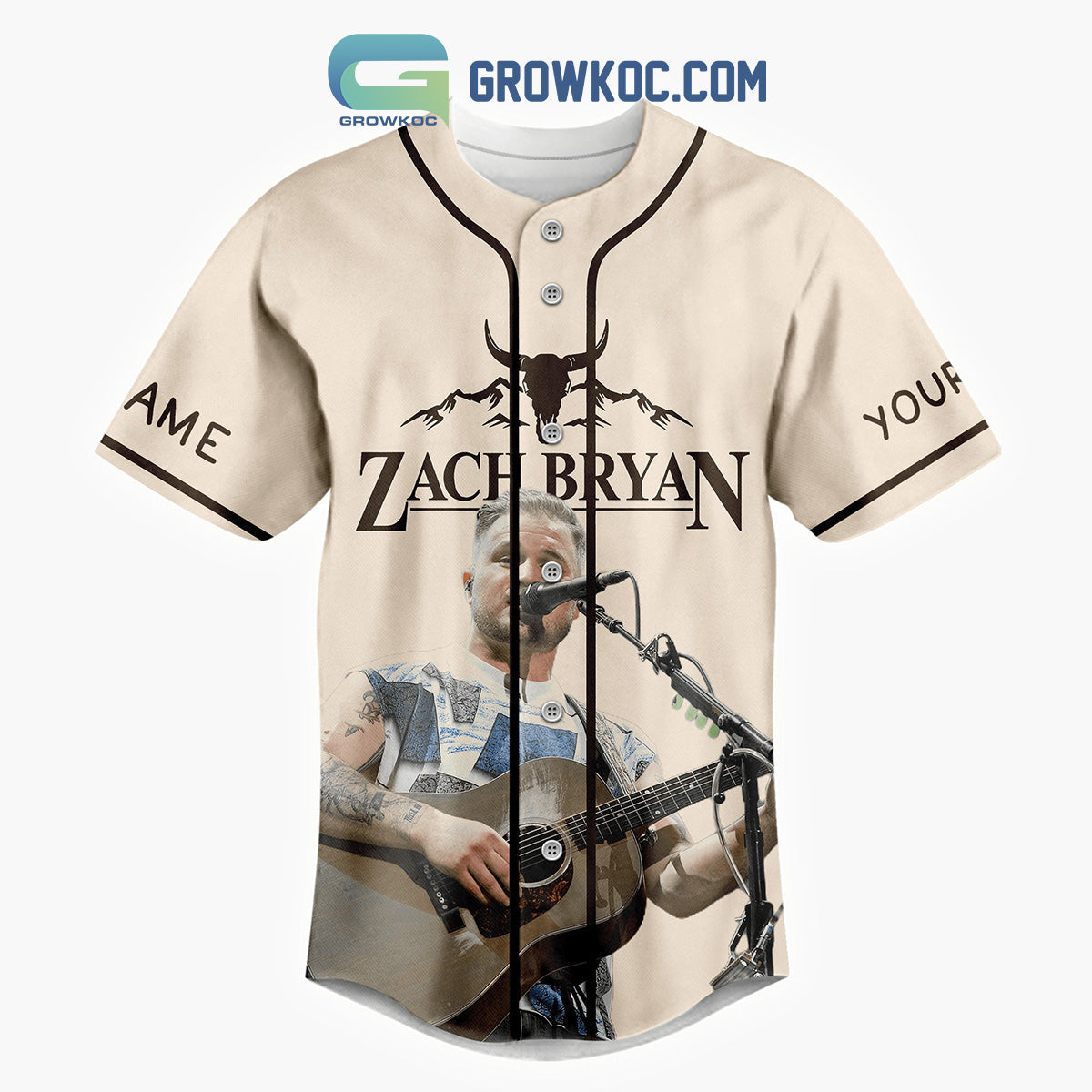 Zach Bryan I Remember Every Moment On The Nights With You Personalized Baseball Jersey baseball jersey product view 2