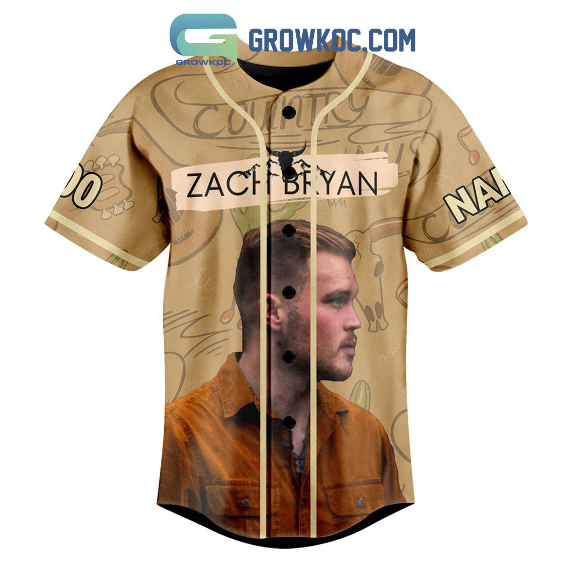 Zach Bryan The Devil Can Scrap But The Lord Has Won Personalized Baseball Jersey baseball jersey product view 2