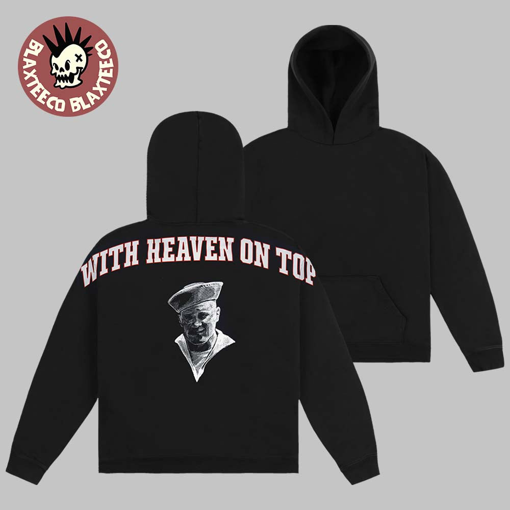 Zach Bryan With Heaven On Top Tour 2026 Merch Black Hoodie Unisex T-shirt, Sweatshirt, Hoodie, Long Sleeve Tee - T-Shirt, Sweatshirt, Hoodie