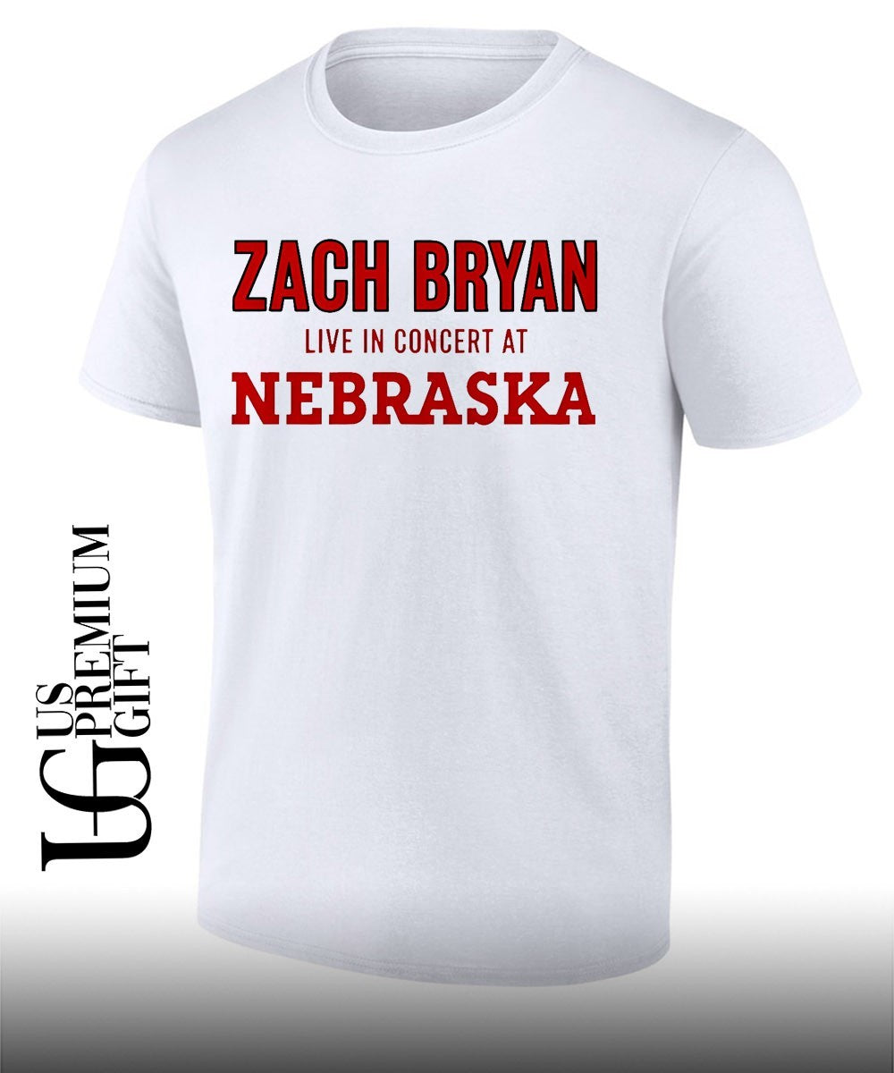 Zach Bryan live in concert at Nebraska 2026 shirt Unisex T-shirt, Sweatshirt, Hoodie, Long Sleeve Tee - T-Shirt, Sweatshirt, Hoodie