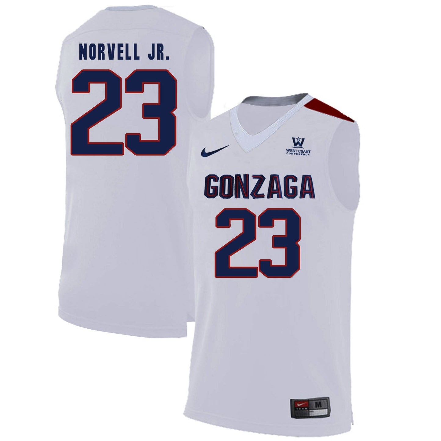 Zach Norvell Jr.23 White College Football Jersey football jersey product view 1