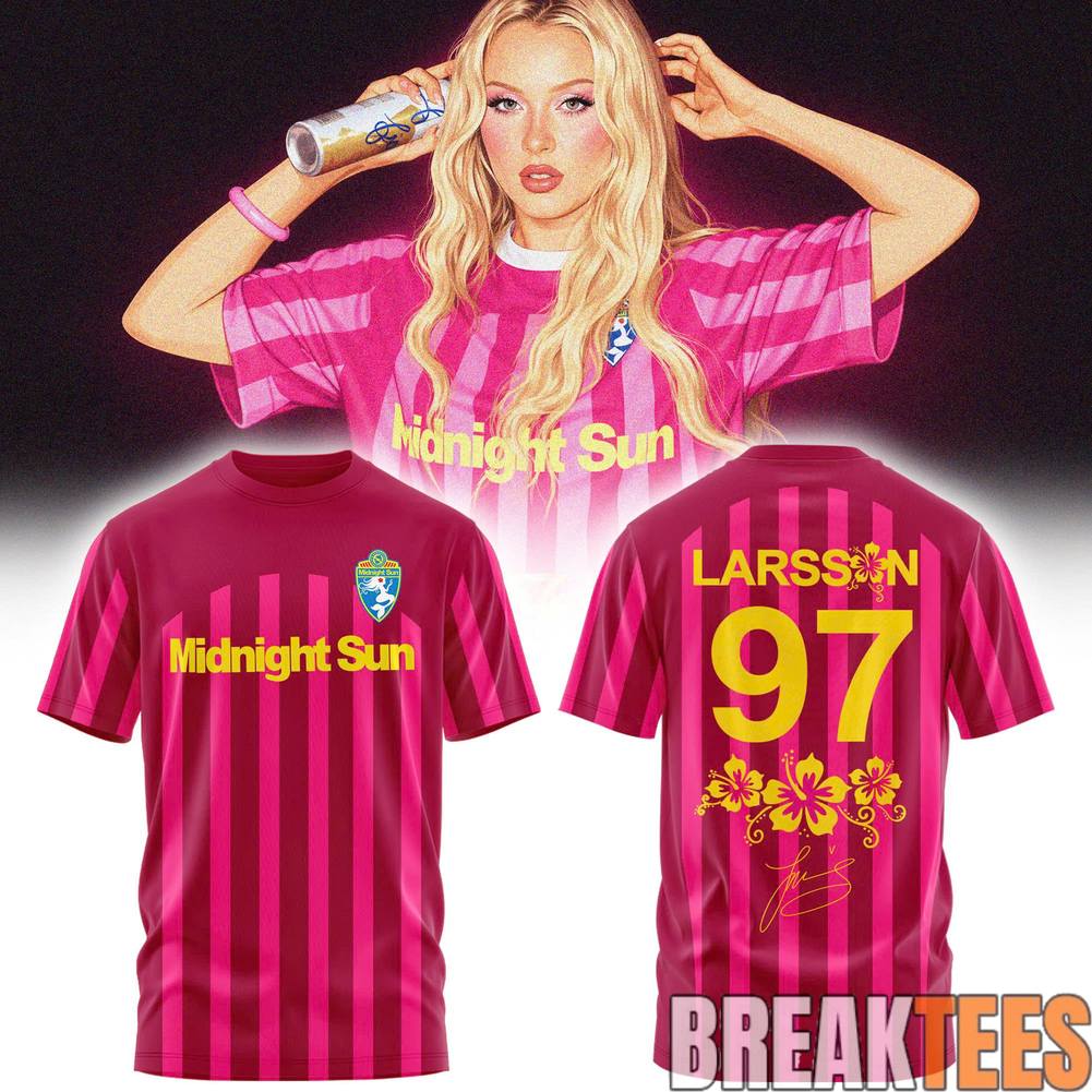 Zara Larsson Midnight Sun Girl Trip Tour 2026 T-Shirt Unisex T-shirt, Sweatshirt, Hoodie, Long Sleeve Tee - T-Shirt, Sweatshirt, Hoodie