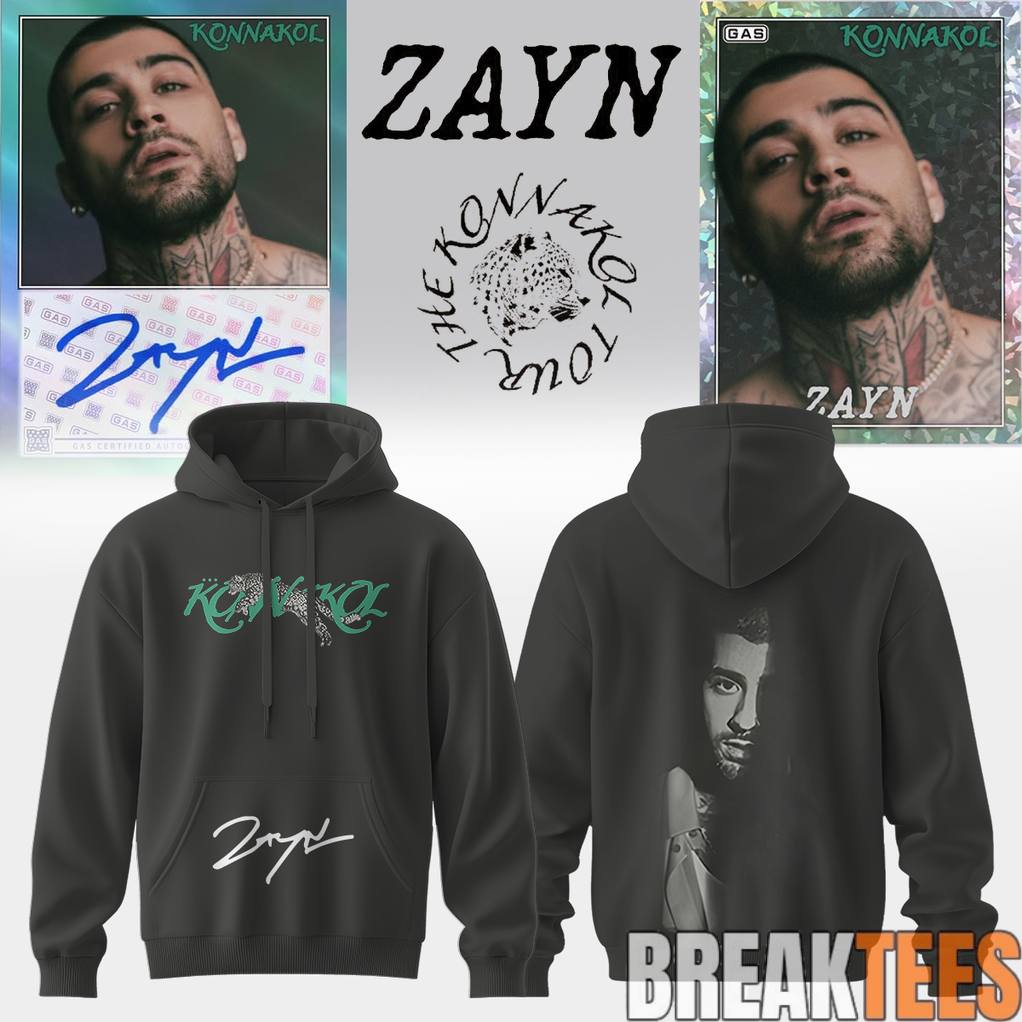 Zayn Malik The Konnakol Tour 2026 Hoodie Unisex T-shirt, Sweatshirt, Hoodie, Long Sleeve Tee - T-Shirt, Sweatshirt, Hoodie