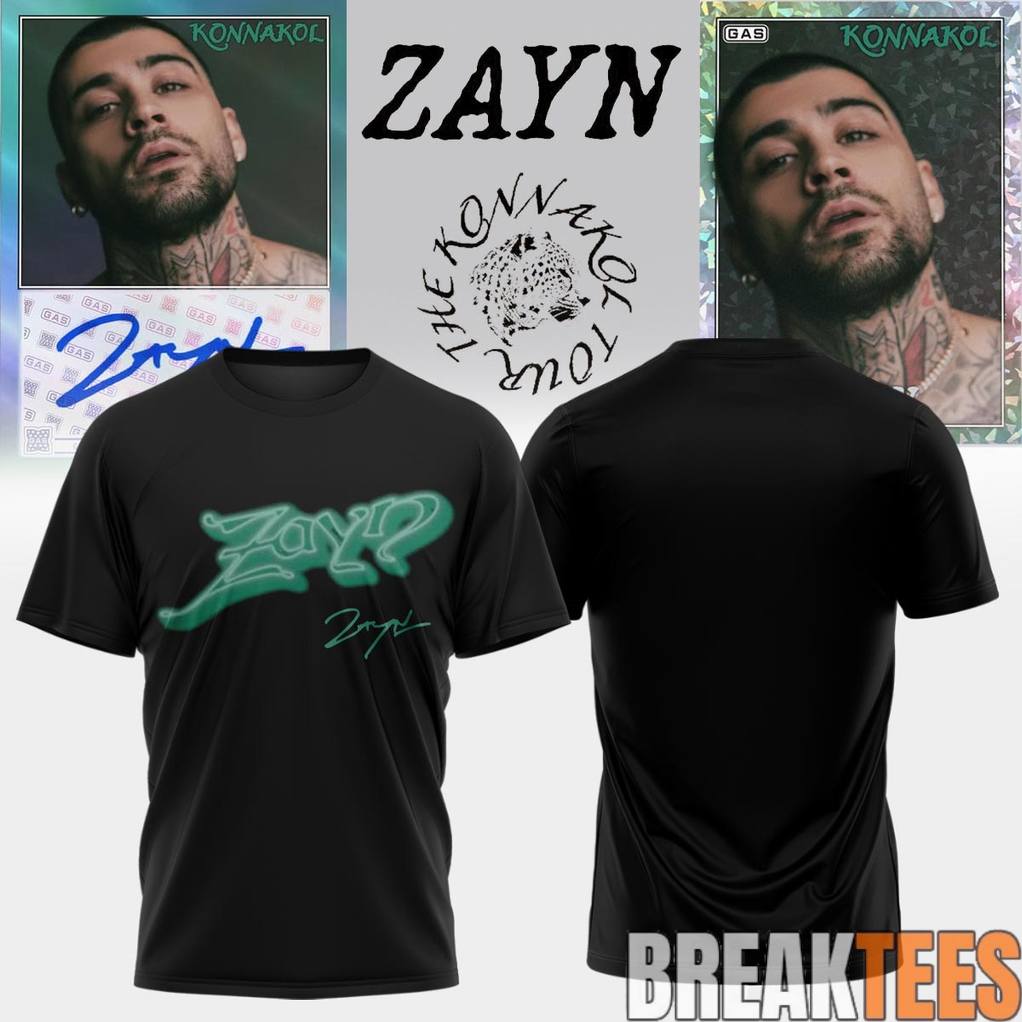 Zayn Malik The Konnakol Tour 2026 Shirt Unisex T-shirt, Sweatshirt, Hoodie, Long Sleeve Tee - T-Shirt, Sweatshirt, Hoodie
