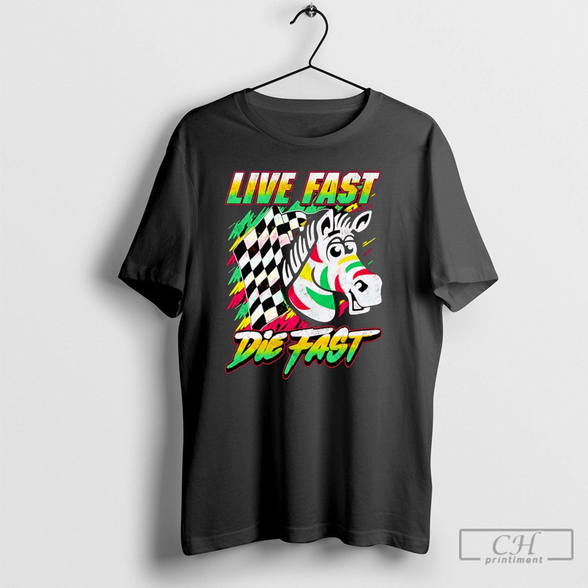 Zebra Live Fast Die Fast T Shirt Unisex T-shirt, Sweatshirt, Hoodie, Long Sleeve Tee - T-Shirt, Sweatshirt, Hoodie