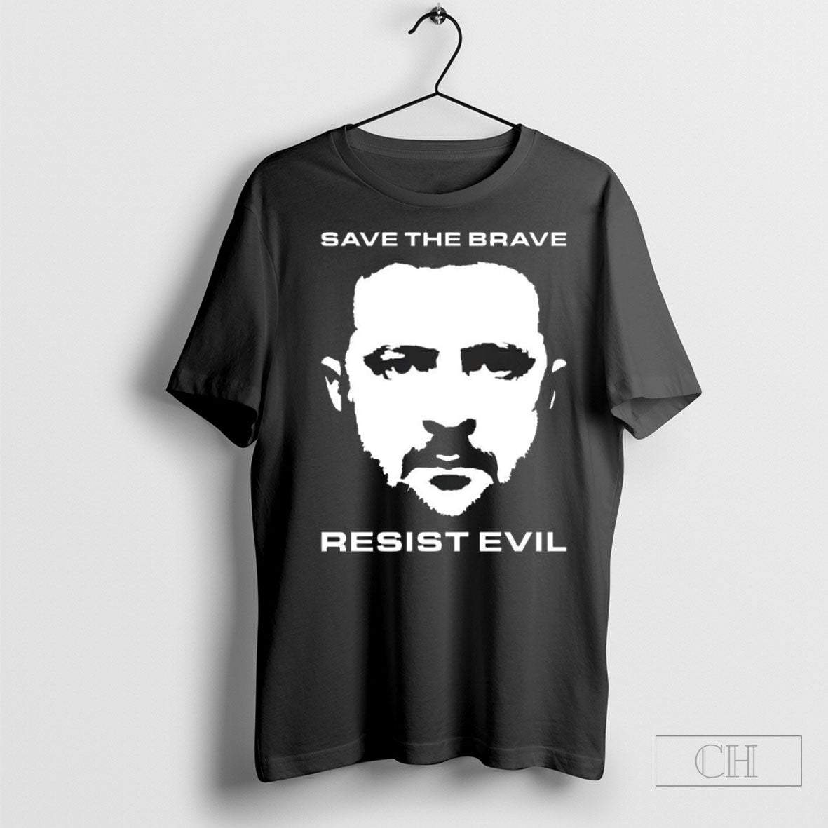 Zelensky Save The Brave Resist Evil Shirt Tee Unisex T-shirt, Sweatshirt, Hoodie, Long Sleeve Tee - T-Shirt, Sweatshirt, Hoodie