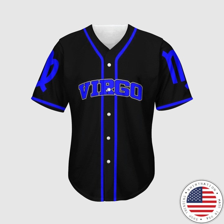 Zodiac Virgo Baseball Jersey baseball jersey product view 1