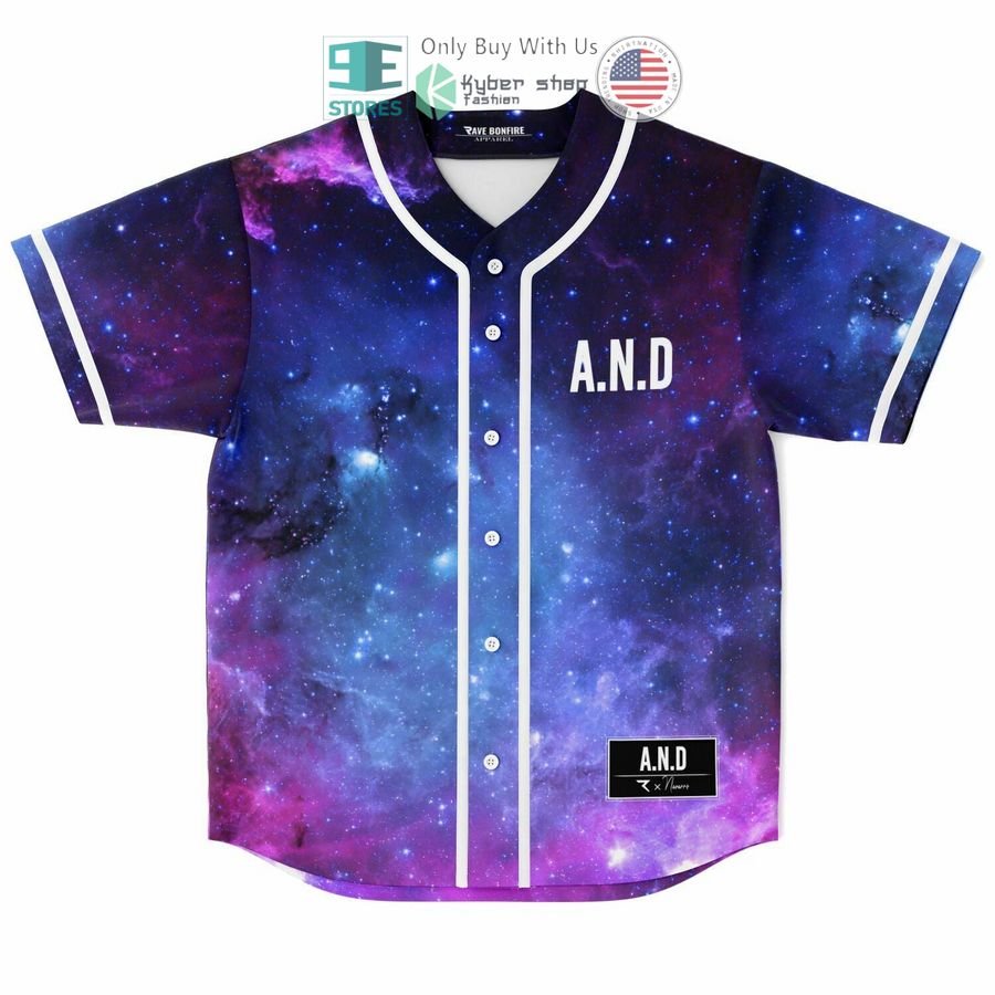 BEST A.N.D Assholes Never Die galaxy Baseball Jersey baseball jersey product view 1