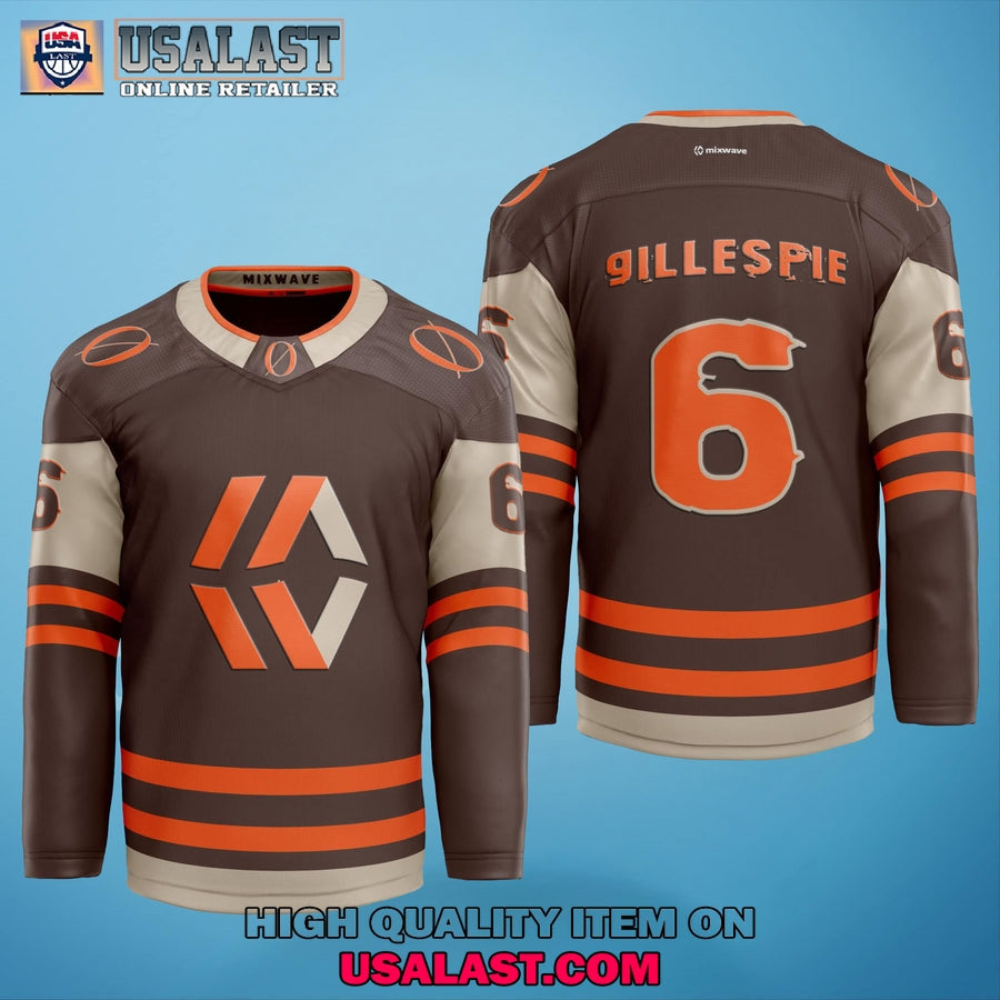 Aaron Gillespie Drummer Hockey Jersey hockey jersey product view 1