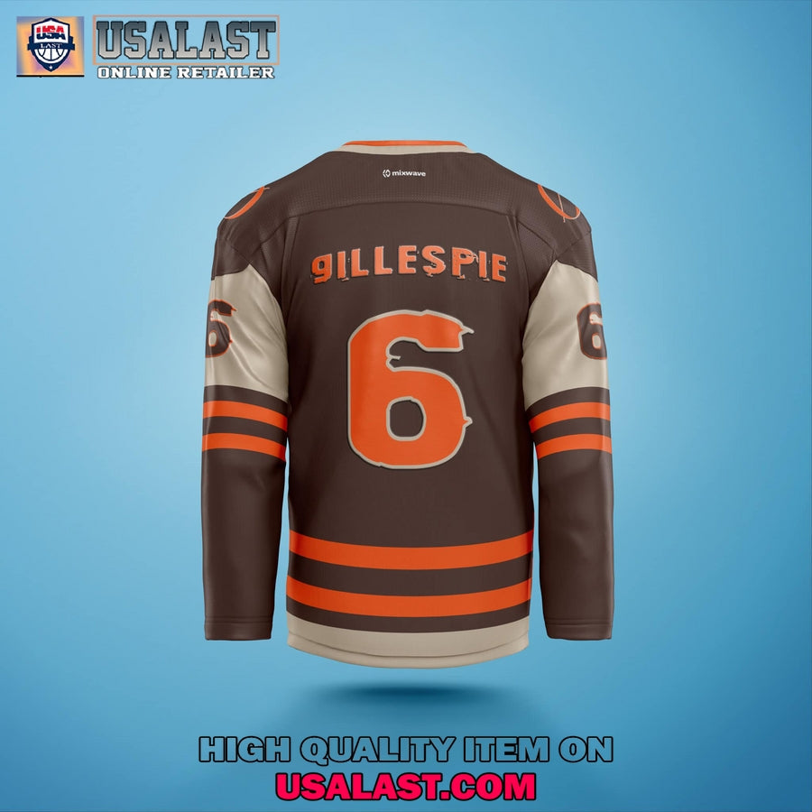 Aaron Gillespie Drummer Hockey Jersey hockey jersey product view 2