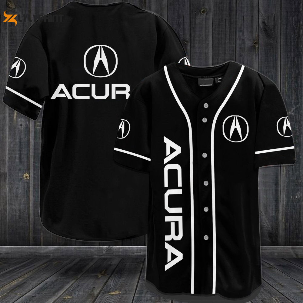 Acura Baseball Jersey - lylyprint.com baseball jersey product view 1