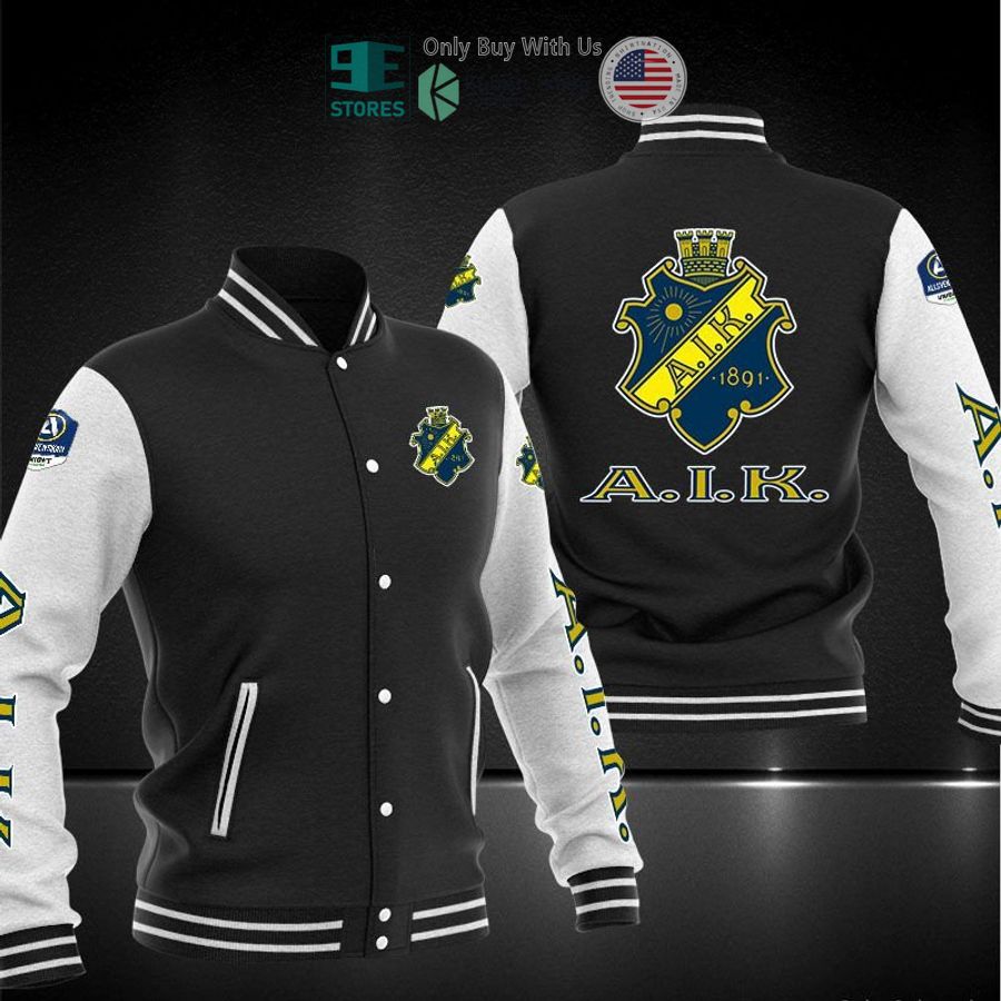 BEST AIK Fotboll Baseball Jacket baseball jersey product view 1