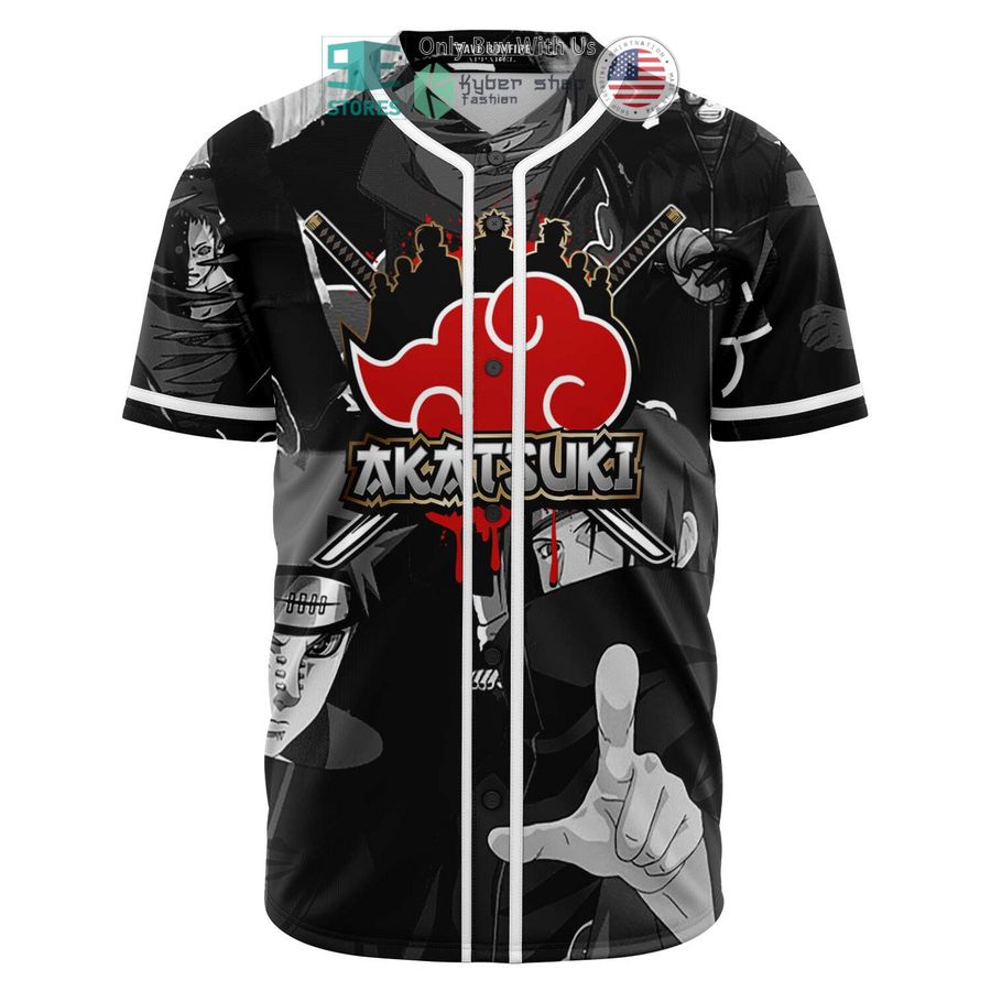 BEST Akatsuki Team Baseball Jersey baseball jersey product view 1